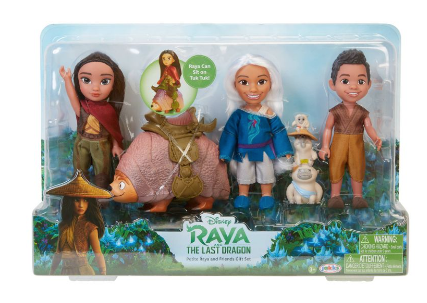 Disney's Last Dragon Petite Raya and Friends Gift Set Playset New With Box