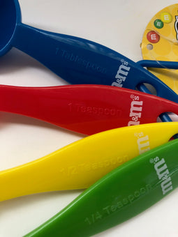 M&M's World Characters Measuring Spoons Set of 4 New with Tags