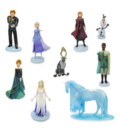 Disney Frozen 2 Elsa Anna Mattias Deluxe Figure Play Set Toy Cake Topper New Box