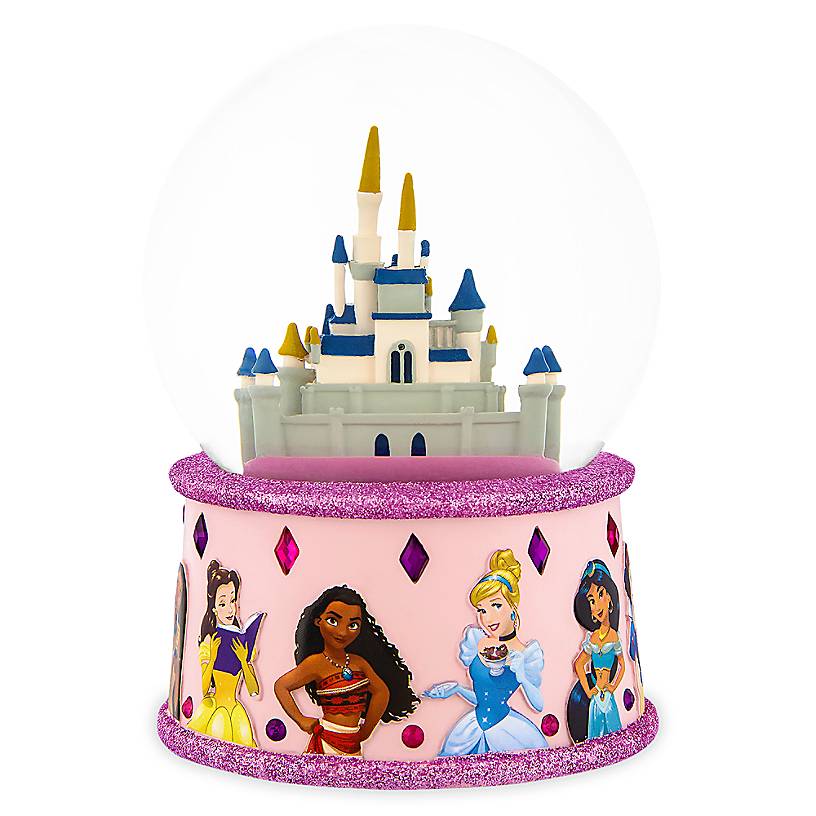 Disney Parks Sleeping Beauty Castle Princesses Snowglobe New