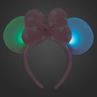 Disney Parks Minnie Made with Magic Changing Colors Headband New with Tags