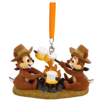 Disney Parks Chip 'n Dale Roasting Marshmallows Christmas Ornament New with Tags