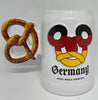 Disney Parks Epcot Germany Mickey Pretzel Ceramic Coffee Mug New