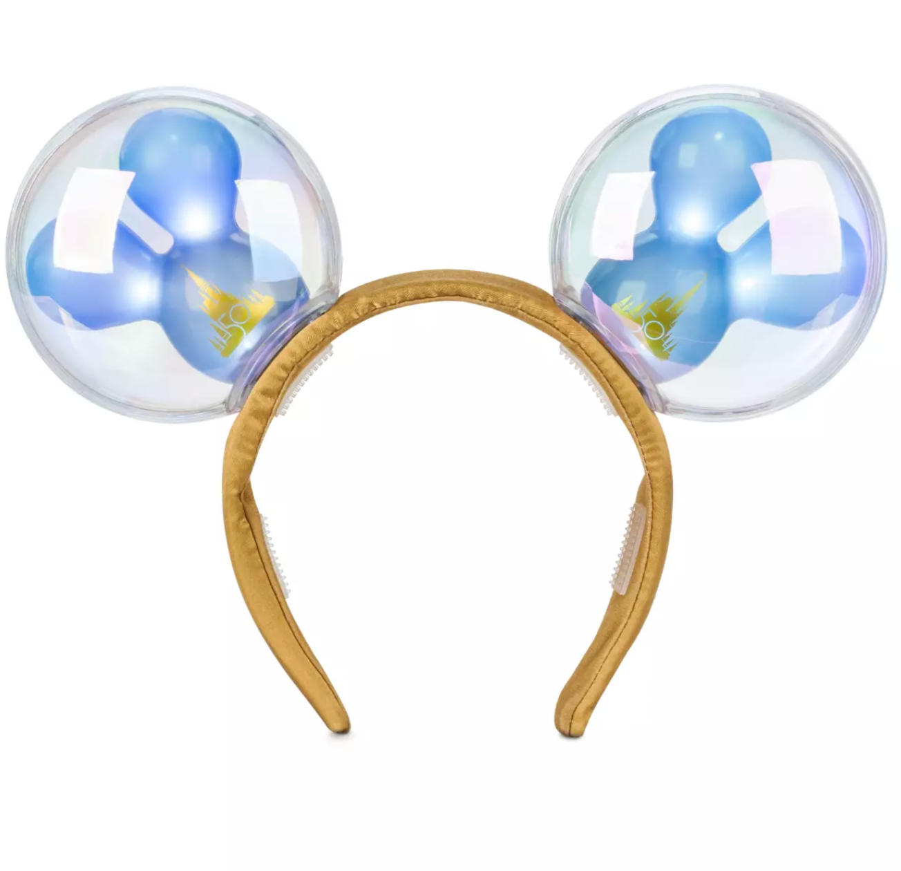 Disney WDW 50th Mickey Balloon Light-Up Ear Headband for Adults New With Tag