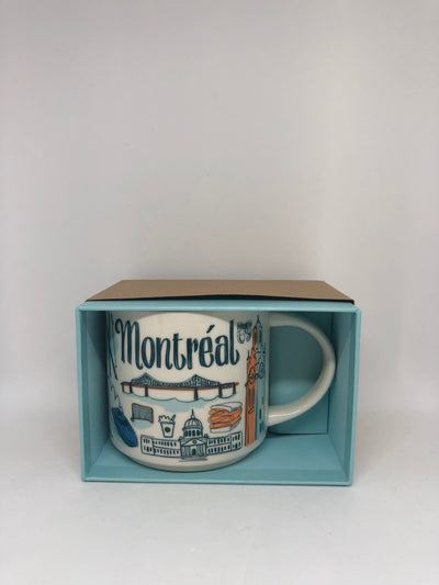 Starbucks Been There Series Collection Montreal Canada Quebec Coffee Mug New