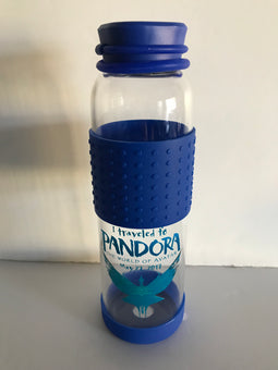 Disney Pandora the World of Avatar Opening Day Glass Water Bottle New with Box