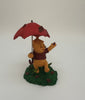 Disney Store Simply Pooh Winnie with Umbrella Blustery Days Figurine New w Box