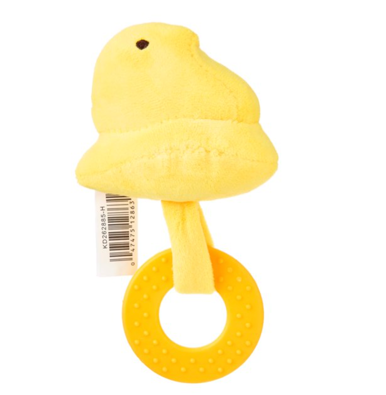 Peeps Easter Peep Yellow Chick Pet Toy Squeaker Ring Plush New with Tag