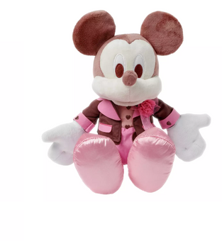 Disney Valentine's Day Mickey Pink Tuxedo Plush New with Tag