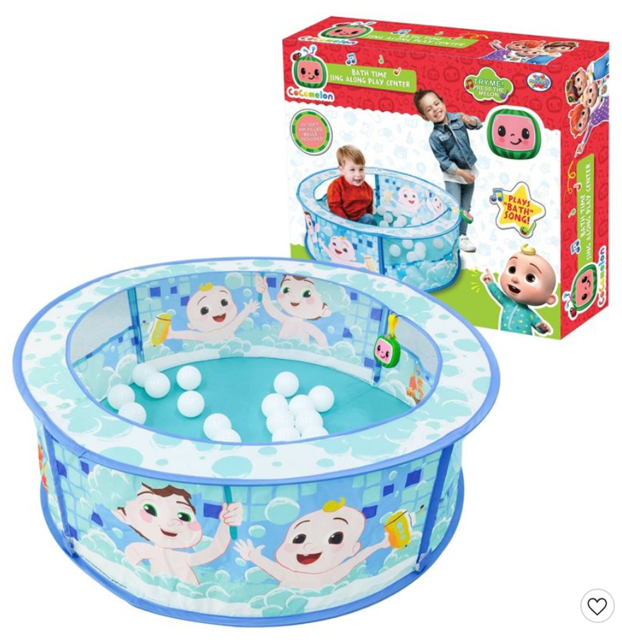 CoComelon Official Bath Time Sing Along Play Center Toy New With Box