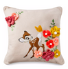 Disney Cozy and Comfy Collection Bambi 3D Floral Appliqués Throw Pillow New Tag