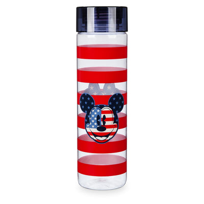 Disney Parks Mickey and Minnie Mouse Americana Water Bottle New
