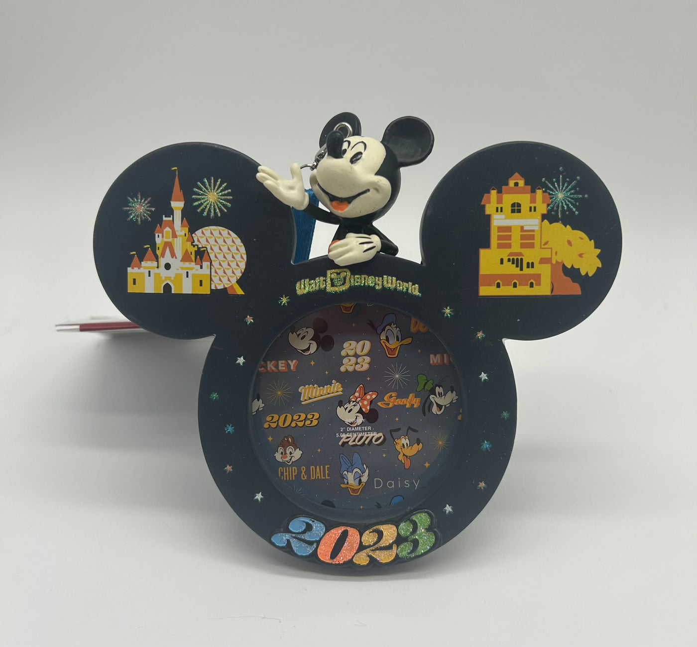 Disney Walt Disney World 2023 Mickey Photo Frame Christmas Ornament New with Tag