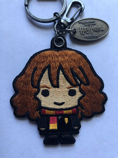 Universal Studios Wizarding World of Harry Potter Hermione Patch Keychain New