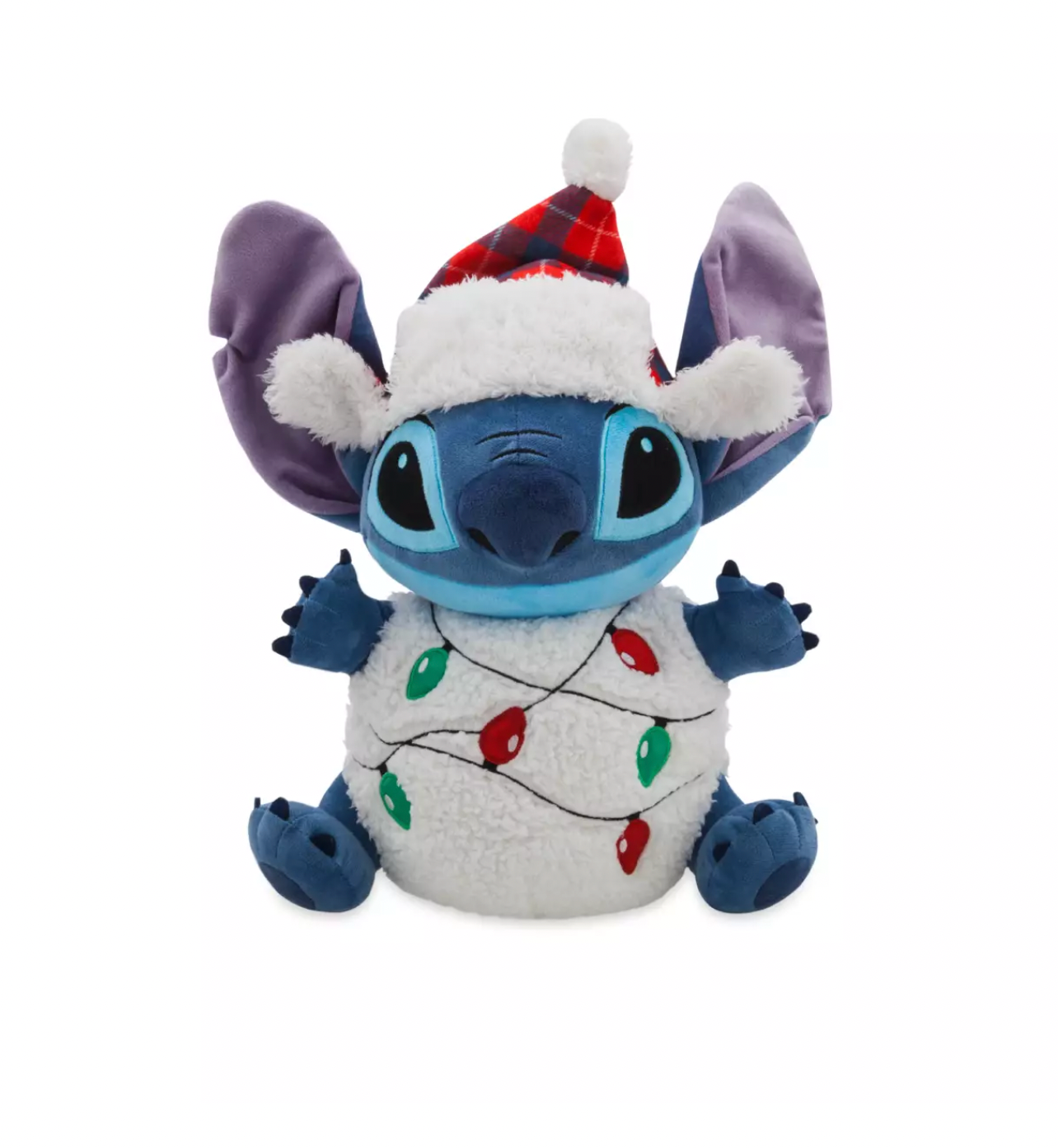 Disney Christmas 2021 Stitch Light Up Holiday Medium Plush New with Tag