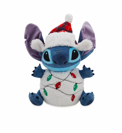 Disney Christmas 2021 Stitch Light Up Holiday Medium Plush New with Tag