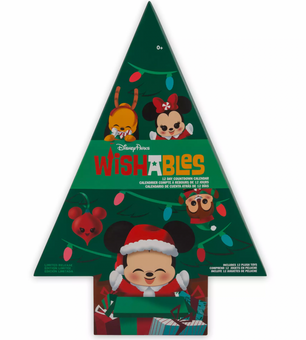 Disney Mickey and Friends Wishables Plush Advent Calendar Limited Release New