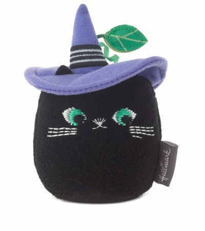 Hallmark Halloween Zip-Along Halloween Black Cat Plush New with Tag