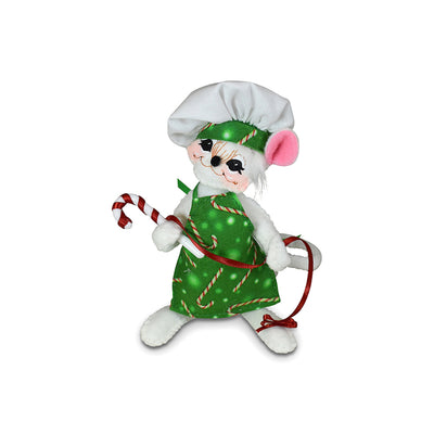 Annalee Dolls 2022 Christmas 5in Candy Cane Stripes Chef Plush New with Tag