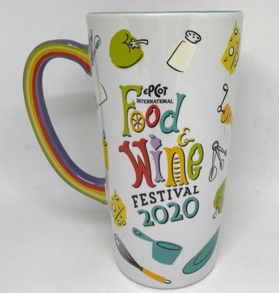 Disney Epcot Food and Wine Festival 2020 Figment Imagination Latte Mug Epcot New