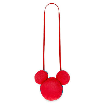 Disney Parks Mickey Icon Plush Crossbody Bag New with Tags