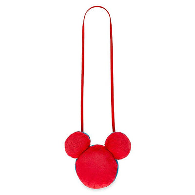 Disney Parks Mickey Icon Plush Crossbody Bag New with Tags