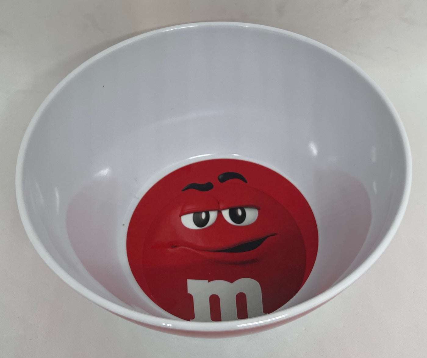 M&M's World Red Character Bowl Big Face New