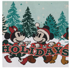 Disney Vintage Mickey and Friends Happy Holidays Christmas Table Runner New
