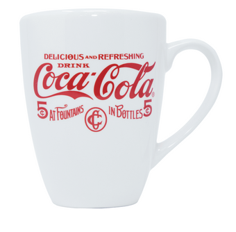 Authentic Coca-Cola Coke Pre 1910 Mug 14oz New