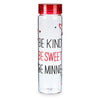Disney Parks Be Kind Be Sweet Be Minnie Glass Water Bottle 24 oz New