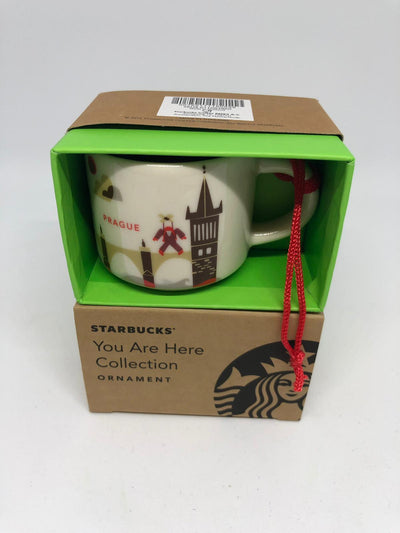 Starbucks Coffee You Are Here Prague Ceramic Ornament Espresso Mug New Box