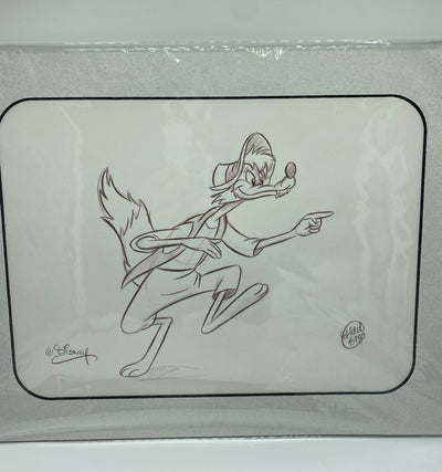 Disney 30th Splash Mountain Brer Fox Original Art Matte Print Fidel Santiago New