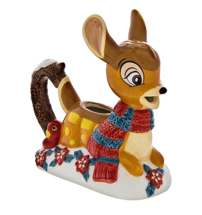 Disney Parks Happy Holidays Retro Christmas Bambi Creamer New with Box