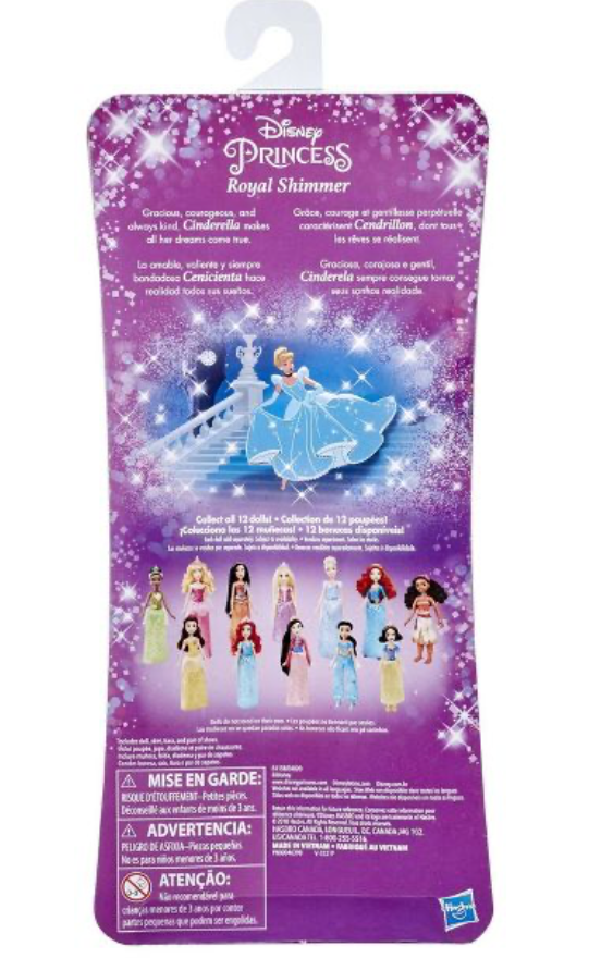 Disney Princess Royal Shimmer Cinderella Doll New with Box