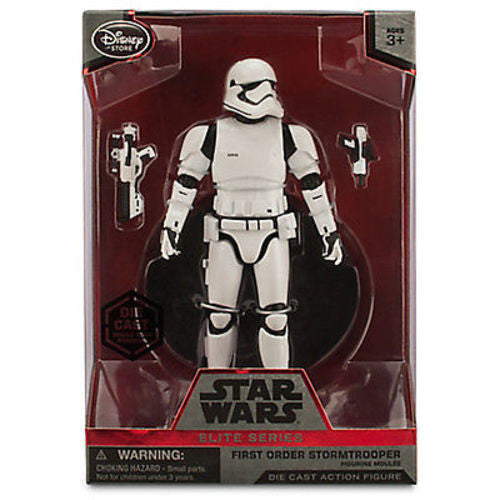 Disney First Order Stormtrooper Elite Die Cast Action 7 1/2" Star Wars Force