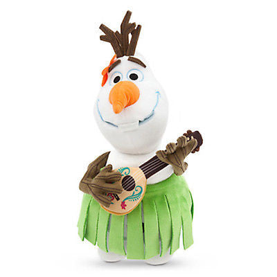 disney store authentic frozen olaf aloha small 13" plush new with tag