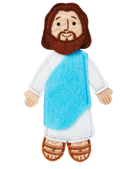 Hallmark With You Always Felt Flat Jesus Take Along Companion New with Card