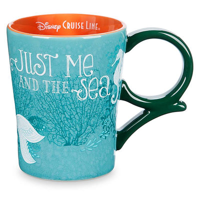 Disney Cruise Line Ariel Just Me and the Sea Coffee Mug New