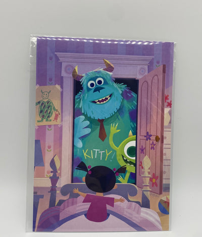 Disney Monster Inc by Joey Chou Postcard Wonderground Gallery New