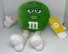 M&M's World Green Character Big Face Plush New with Tags