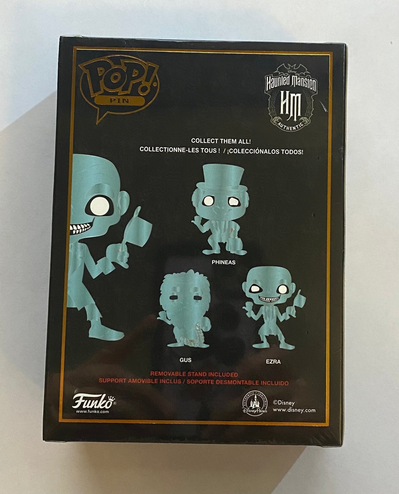 Disney Parks Haunted Mansion Gus Funko Pop! Enamel Pin New with Box