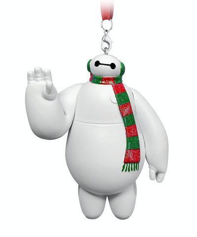 Disney Parks Big Hero Baymax with Scarf Christmas Ornament New with Tag