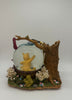 Disney Store Rare Winnie Eeyore Tigger Musical Snowglobe New with Box