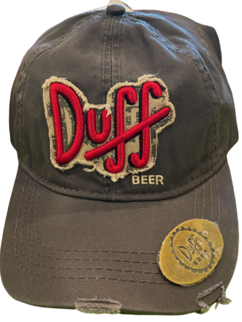 Universal Studios Duff Beer Adult Cap Hat Bottle Opener New With Tag