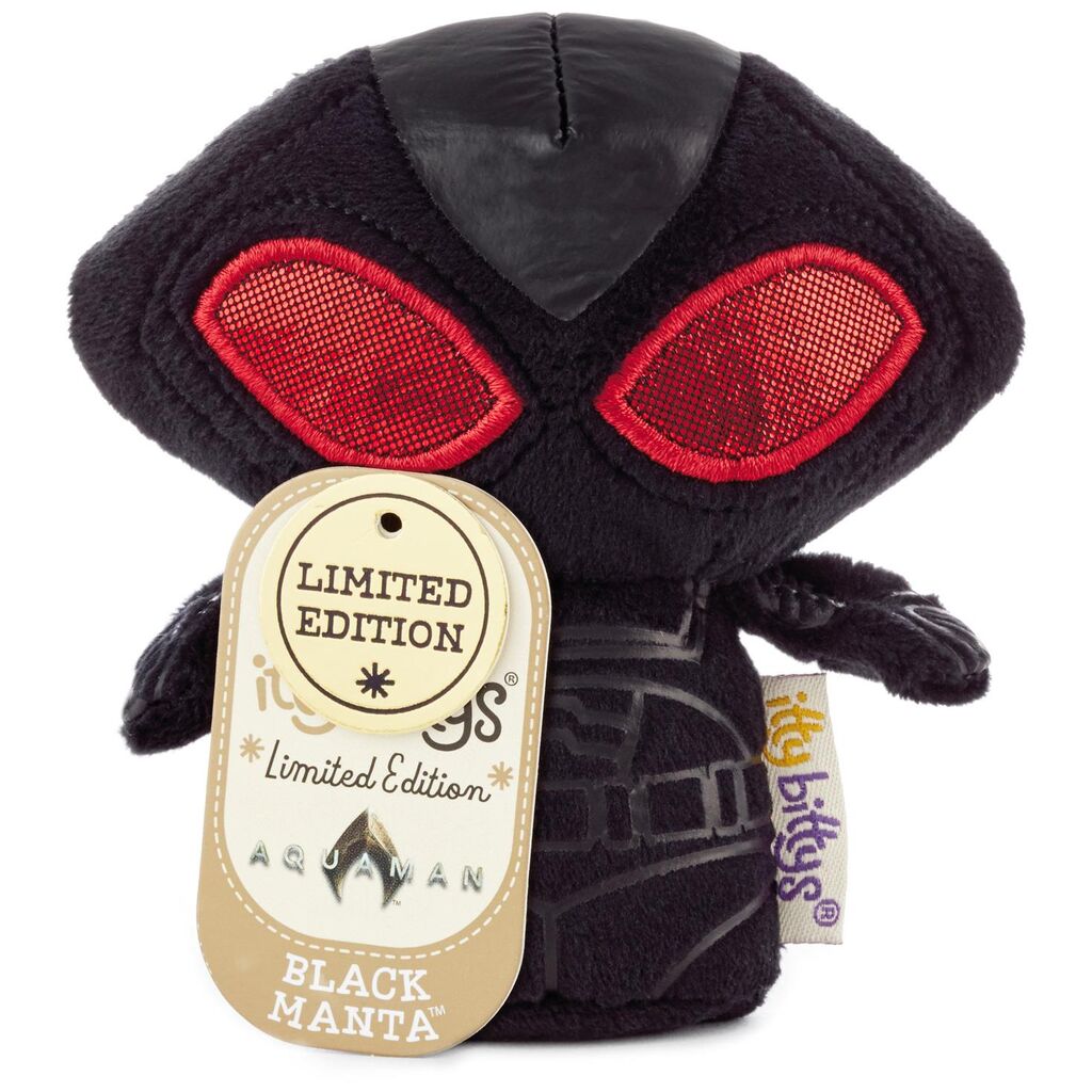 Hallmark DC Comics Black Manta Limited Edition Itty Bittys Plush New with Tag