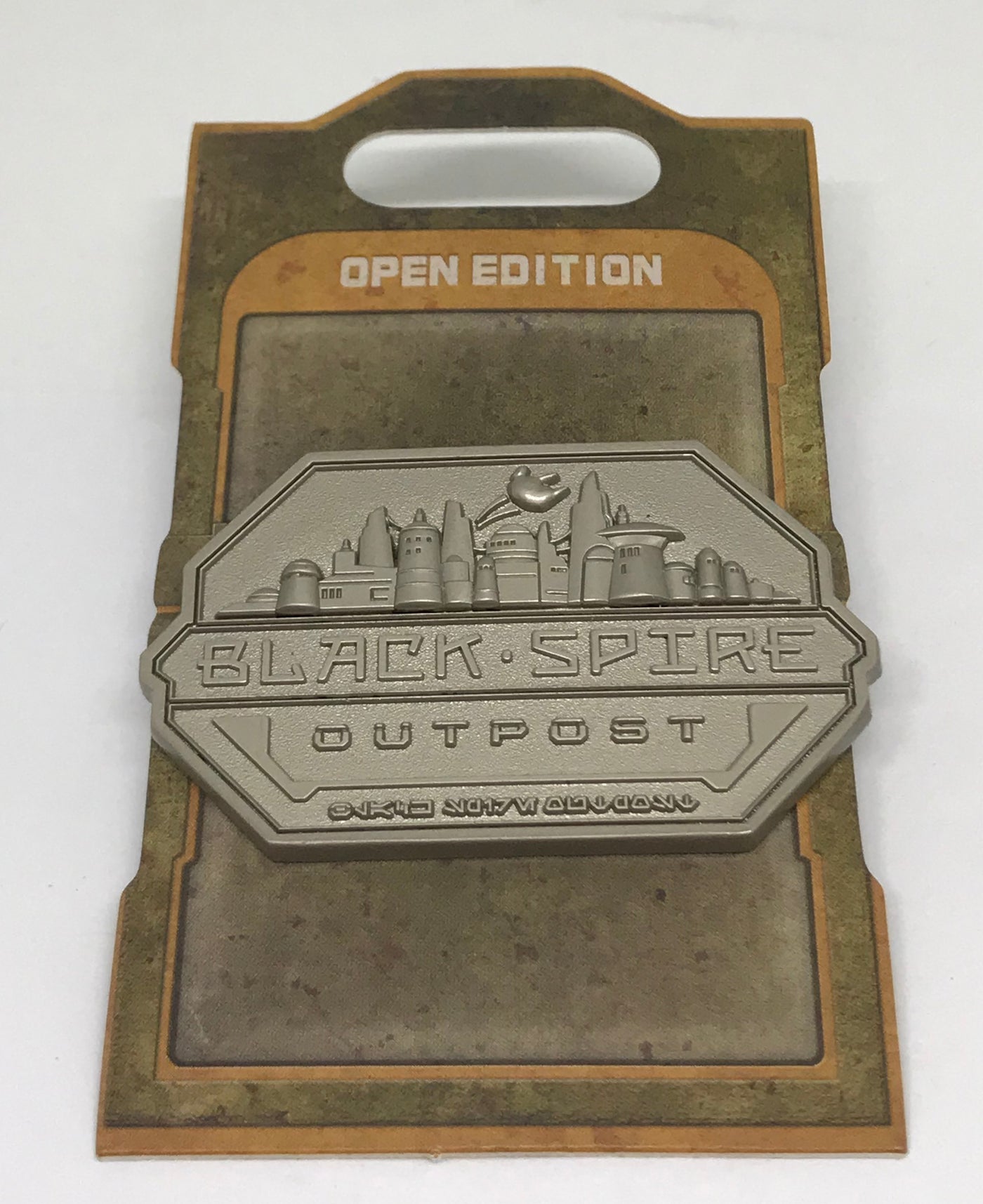Disney Parks Star Wars Galaxy Edge Black Spire Outpost Logo Pin New with Card