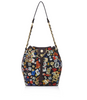 Casablanca Life is a Game Black Brown Bucket Bag Made in Italy Divo Diva New