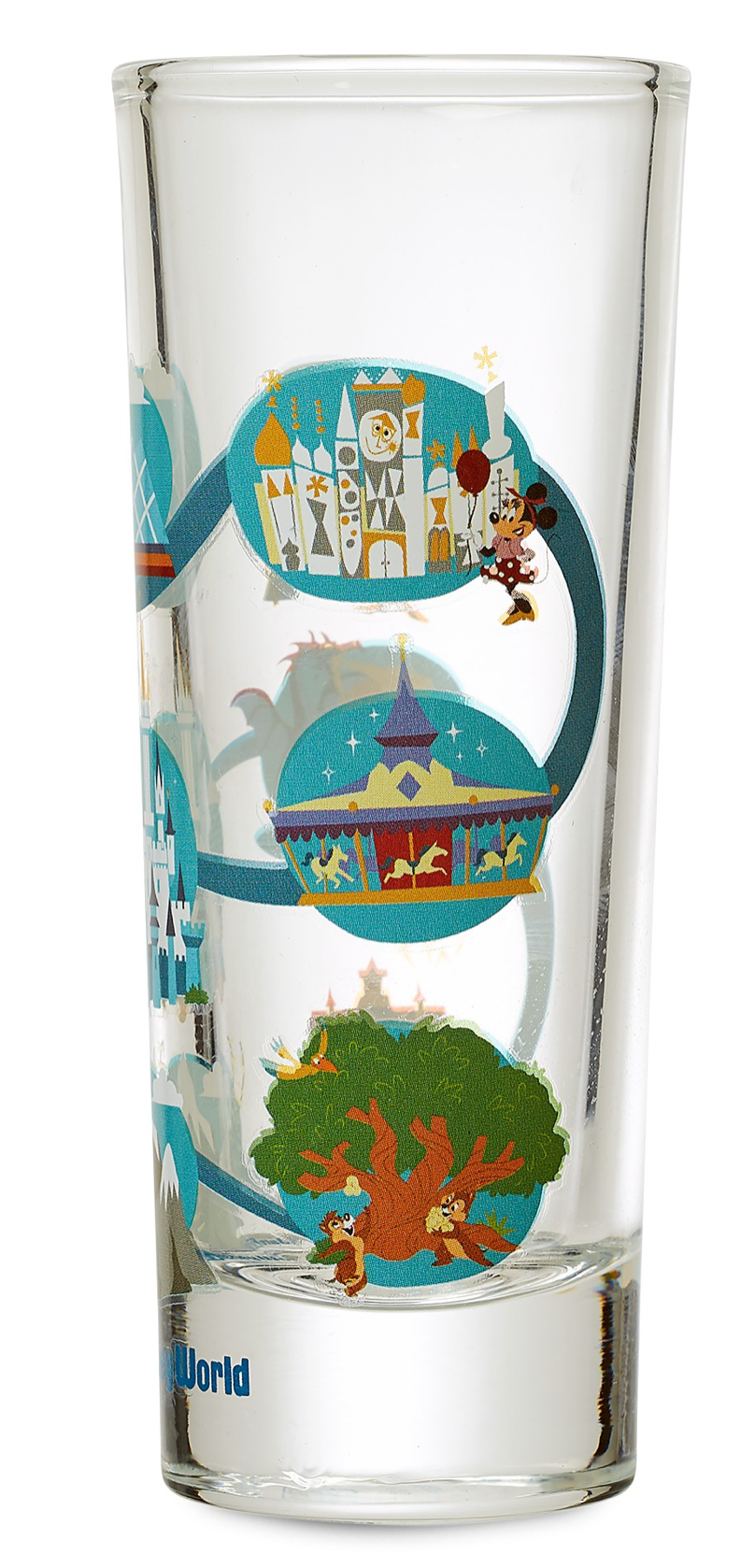Disney Parks Mickey Mouse and Friends Mini Glass Walt Disney World Shot Glass