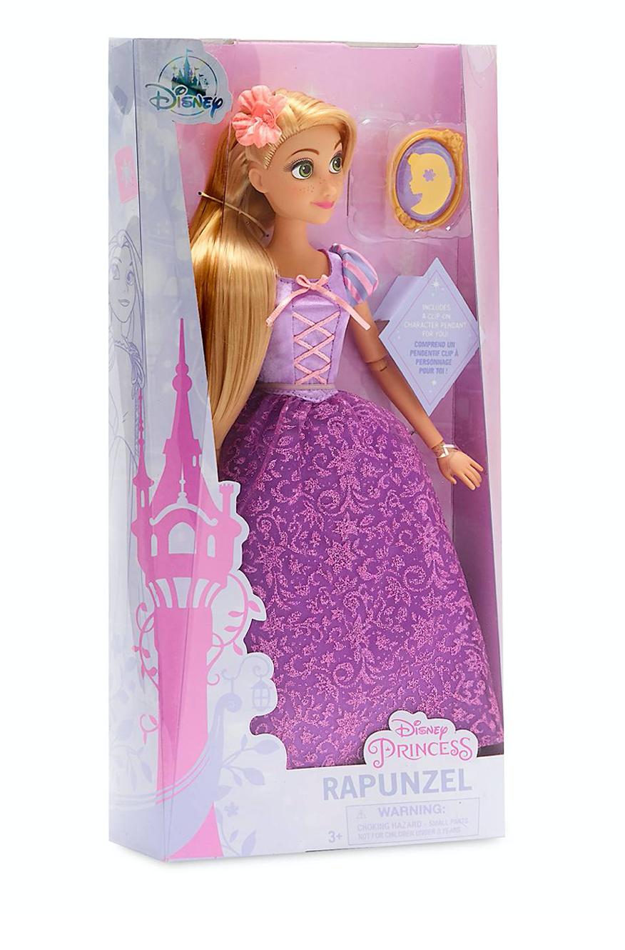 Disney Tangled Classic Doll with Pendant Rapunzel New with