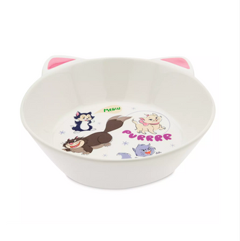 Disney Parks Critter Chaos Collection Lucifer Figaro Marie Cat Ears Bowl New